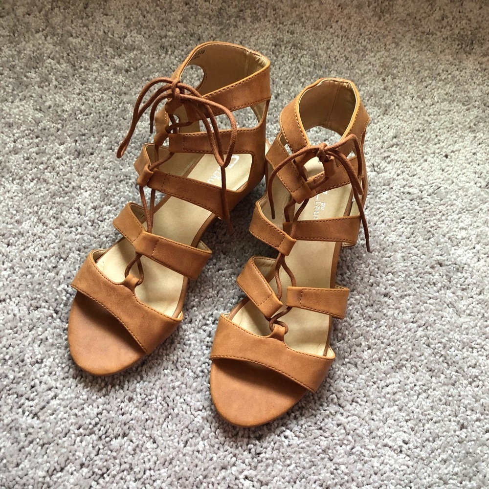 Tan sandals